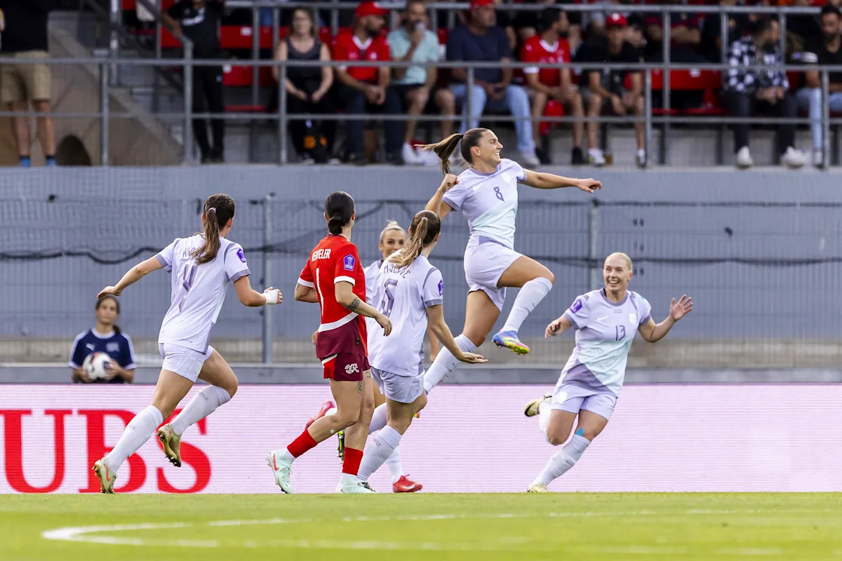 Euro 2025 host Switzerland loses to Norway in stadium close to Alpine rockslide village