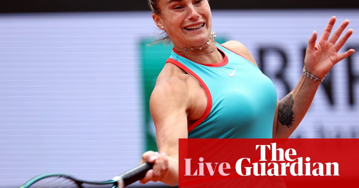 Aryna Sabalenka v Coco Gauff: French Open 2025 women’s singles final – live | French Open 2025