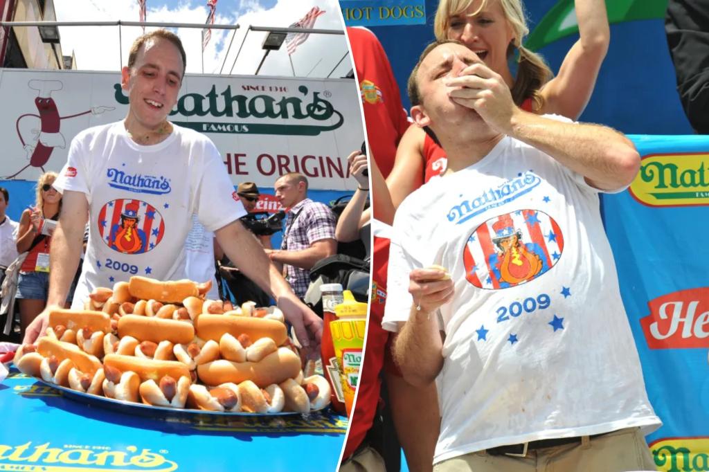 Joey Chestnut strikes deal to return Nathan’s July 4th Hot Dog Eating Contest after being barred