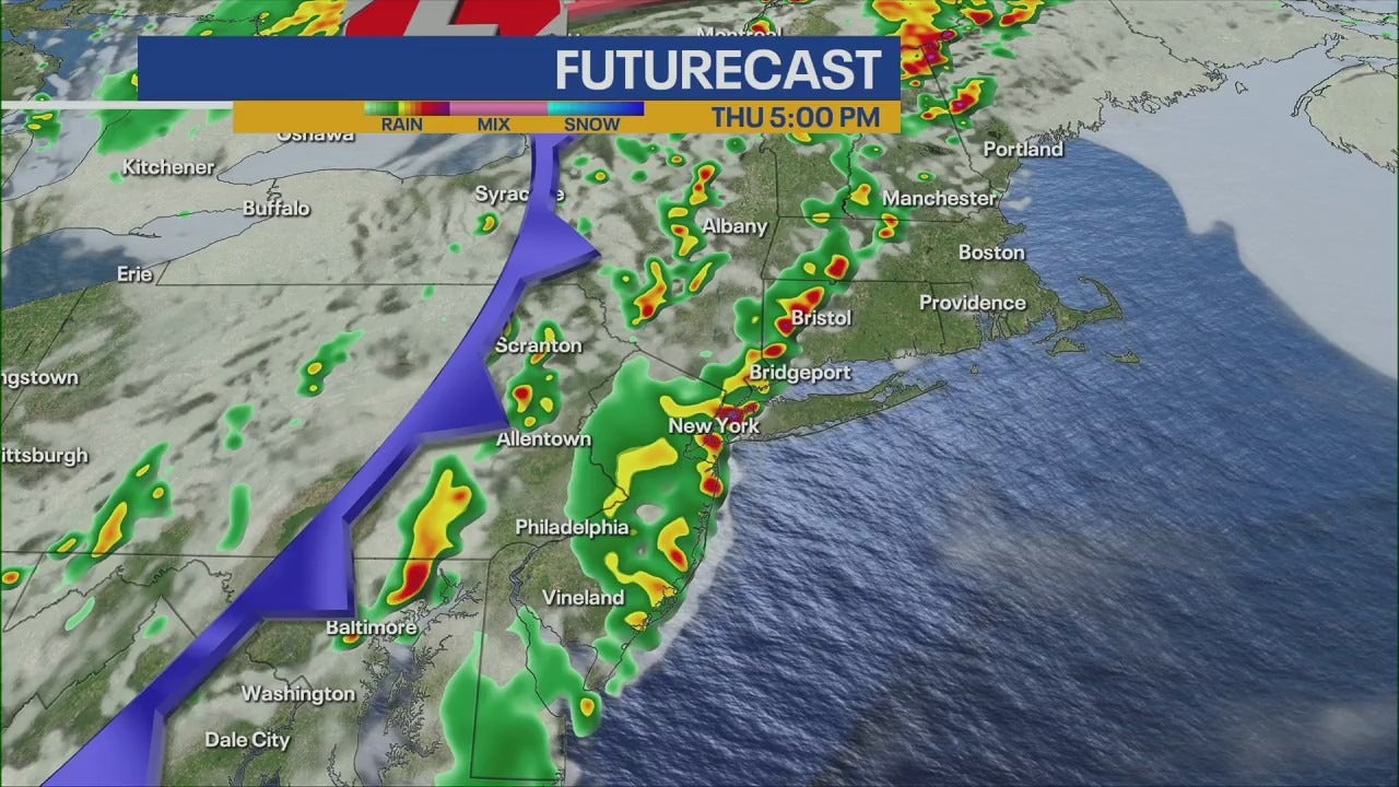 Weather in NYC: When severe storms could develop Thursday
